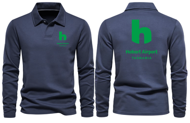 HOBART AIRPORT LONG SLEEVE POLO